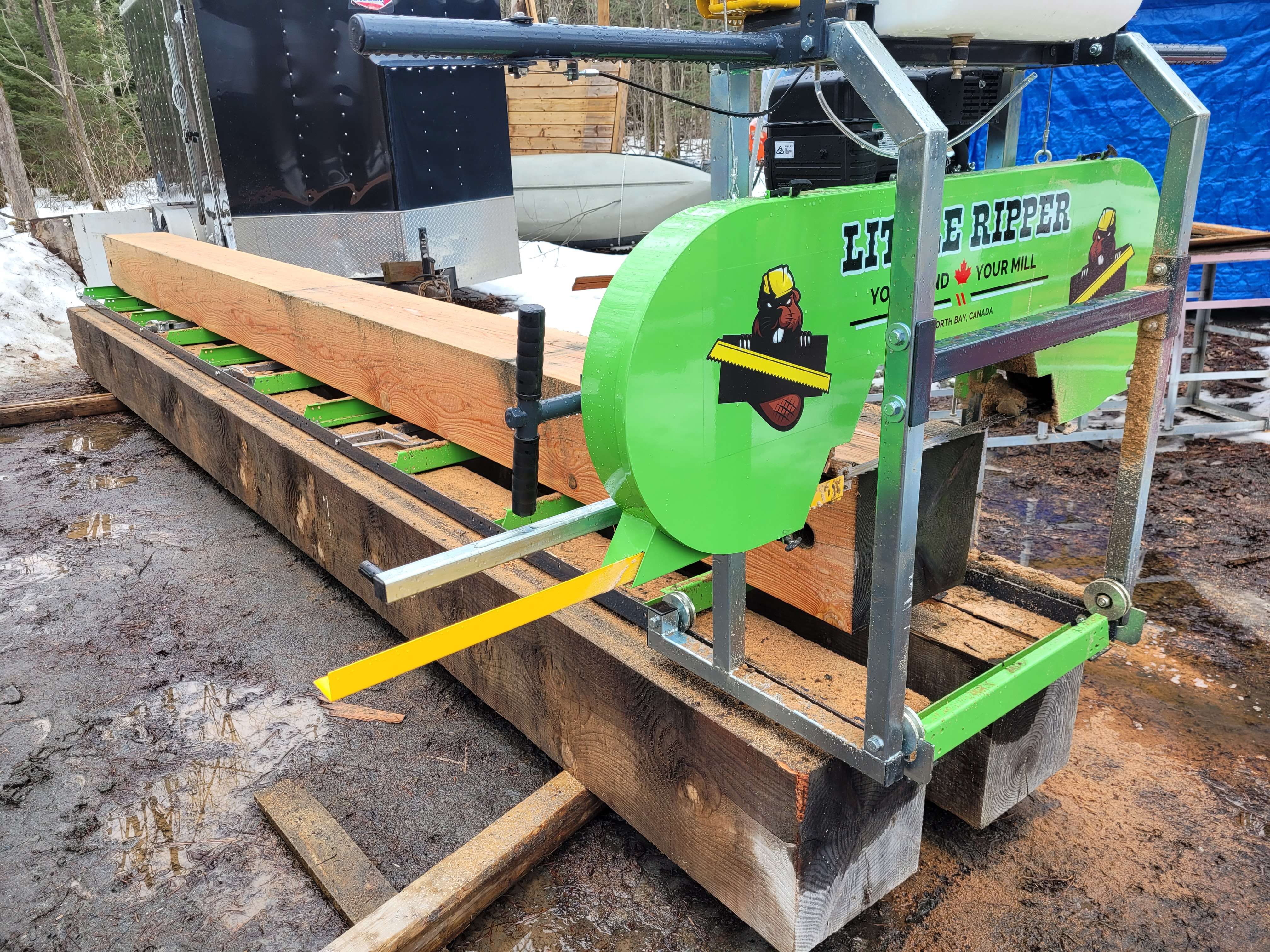 Little Ripper Sawmill Cutting